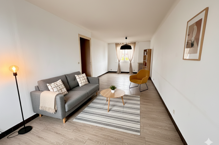 Location appartement 3 pièce(s) 73 m² - Photo 1