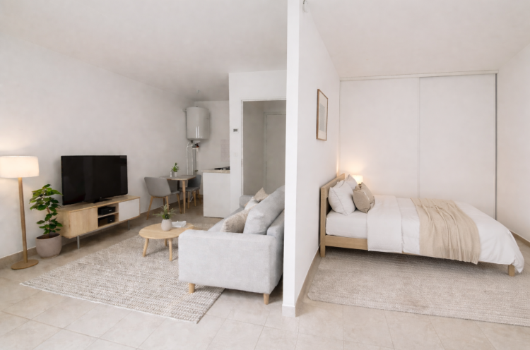 Location appartement 1 pièce(s) 33 m² - Photo 1