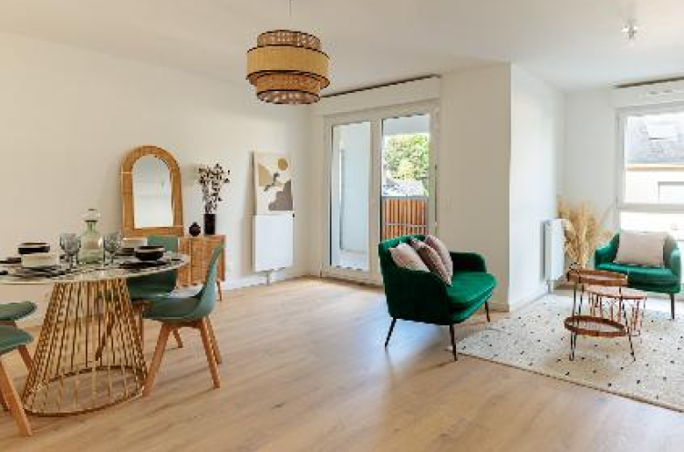 Vente appartement 3 pièce(s) 64 m² - Photo 1