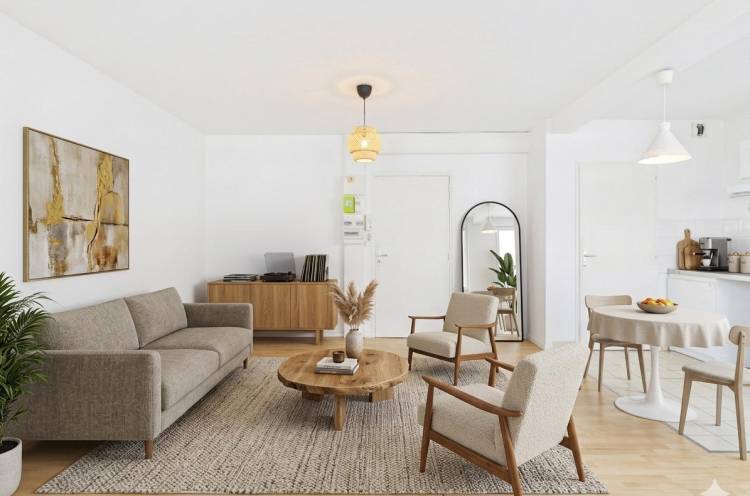 Vente appartement 2 pièce(s) 43 m² - Photo 1