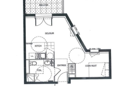 Location appartement 1 pièce(s) 34 m² - Photo 6