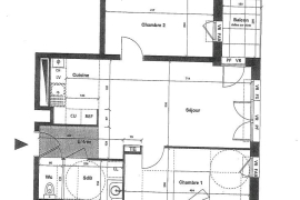 Location appartement 3 pièce(s) 57 m² - Photo