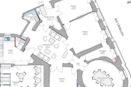 Location local commercial ou professionnel 214 m² - Photo