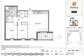 Vente appartement 3 pièce(s) 64 m² - Photo 2