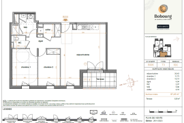 Vente appartement 3 pièce(s) 64 m² - Photo 2