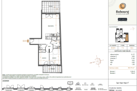 Vente appartement 3 pièce(s) 62 m² - Photo