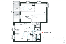 Vente appartement 3 pièce(s) 63 m² - Photo 2