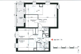 Vente appartement 3 pièce(s) 64 m² - Photo 2
