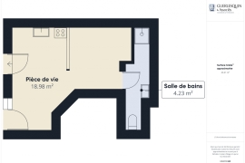 Vente appartement 1 pièce(s) 22 m² - Photo 8