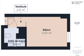 Vente appartement 1 pièce(s) 18 m² - Photo 8