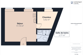 Vente appartement 1 pièce(s) 25 m² - Photo 9